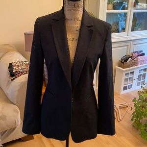 Express single button long blazer